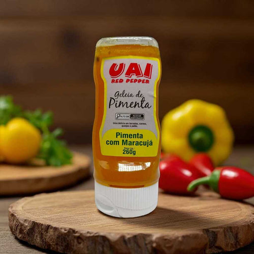 Geleia de Pimenta com Maracujá Uai 260g