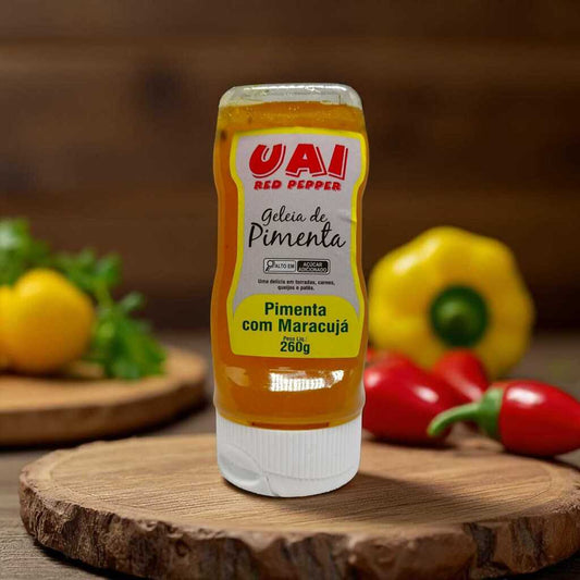 Geleia de Pimenta com Maracujá Uai 260g